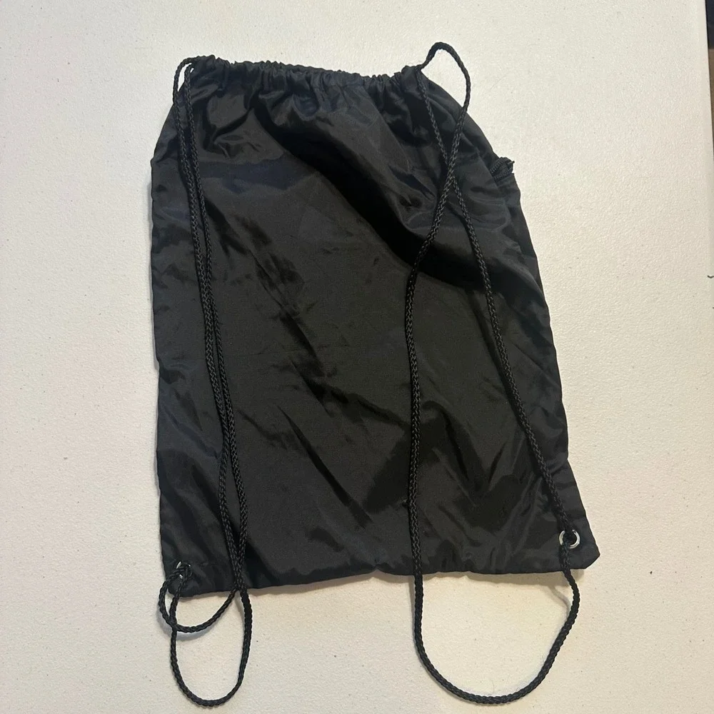 Vintage Gatorade Drawstring Bag Black Zip Cinch Sackpack Gym Outdoor Sport‎